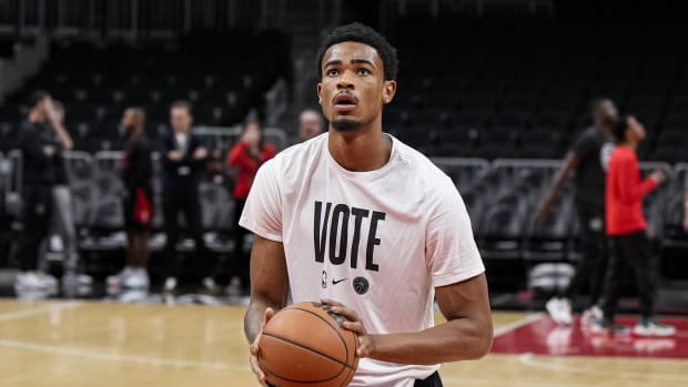 Brooklyn Nets center Nic Claxton